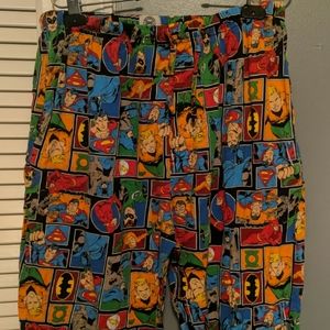 DC Comics printed Pajama Pants Men's L draw string